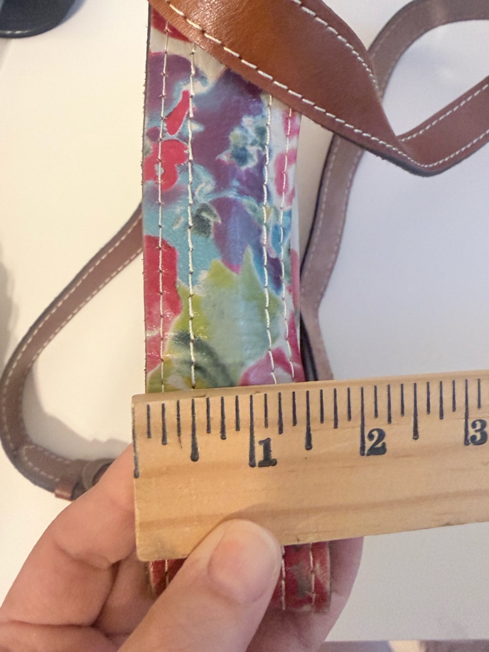 Patricia Nash Venezia Floral Leather Crossbody Bag - Picture 12 of 12
